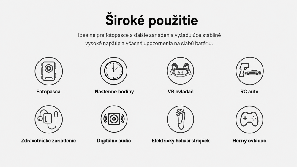 XTAR AA széleskörű alkalmazhatóság